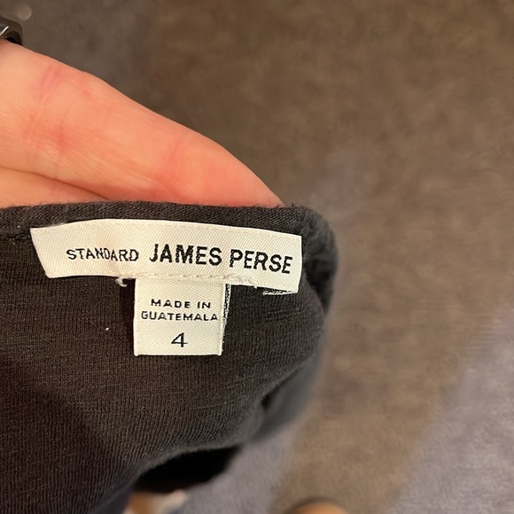 James Perse crew neck long sleeve T-shirt size 4 - Picture 4 of 6